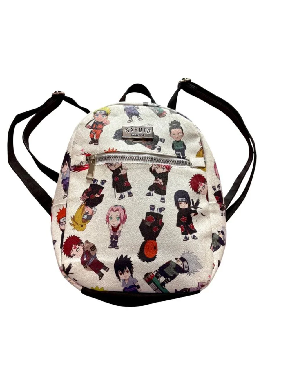 Naruto Shippuden Mini Anime Bag Kawaii Otaku Backpack W/ Akatsuki & Team7 Chibi